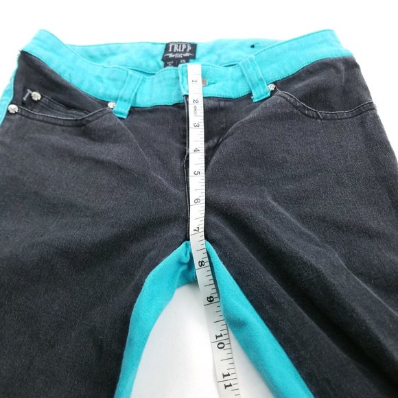 TRIPP NYC | Split Personality Skinny Jeans Blue 25 - Picture 10 of 11